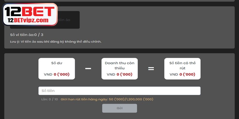 Để quá trình rút tiền 12BET diễn ra thuận lợi thì bạn nên áp dụng mẹo hay 